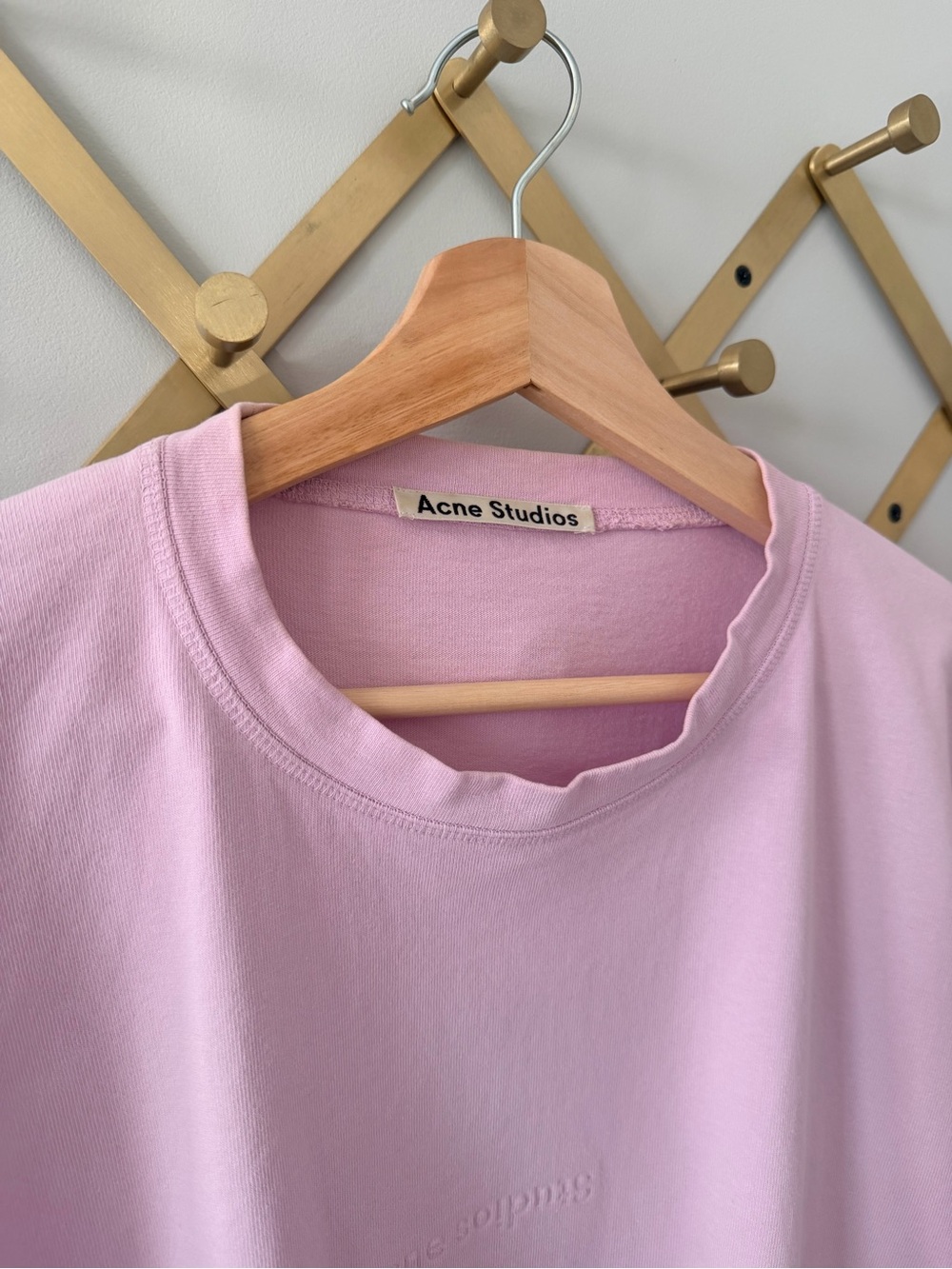 Acne Studios Cylea Emboss Logo Tee